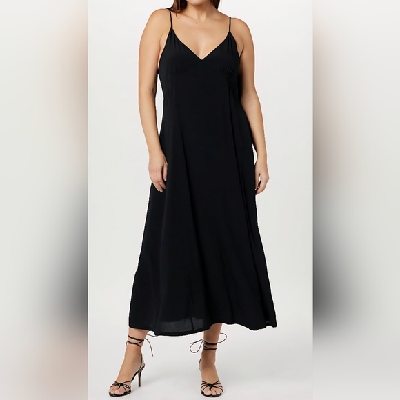 The Drop Women's Isa V-Neck Maxi Dress #689-694 - Picture 11 of 16